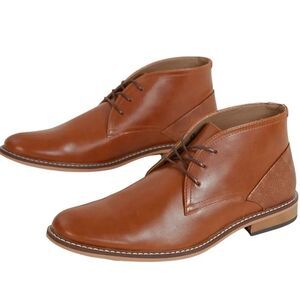 Steve Madden Men's M-Alakk Cognac  Brown Chukka  Leather Boots Shoes  Size 12M